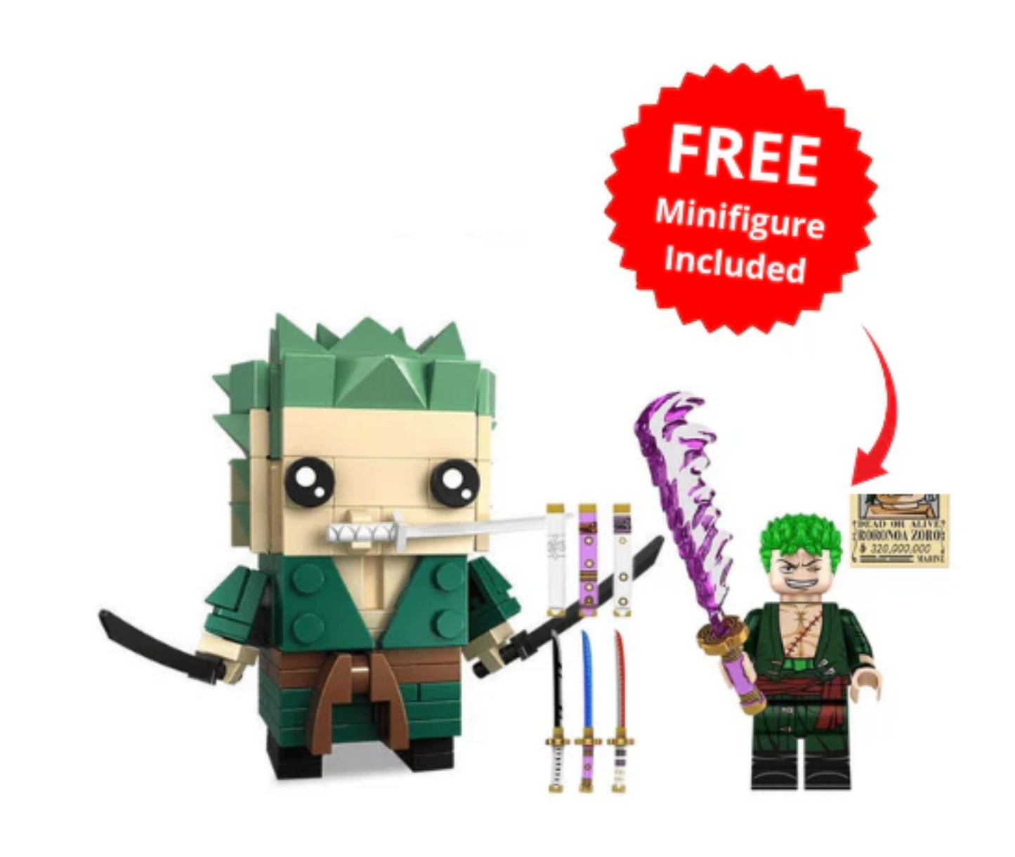 The DreamHeads + FREE Minifigure